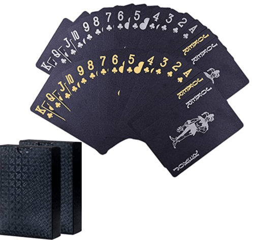 BETOY Carte da Poker 2PCS Set Carte da Gioco Impermeabile Professionali Carta